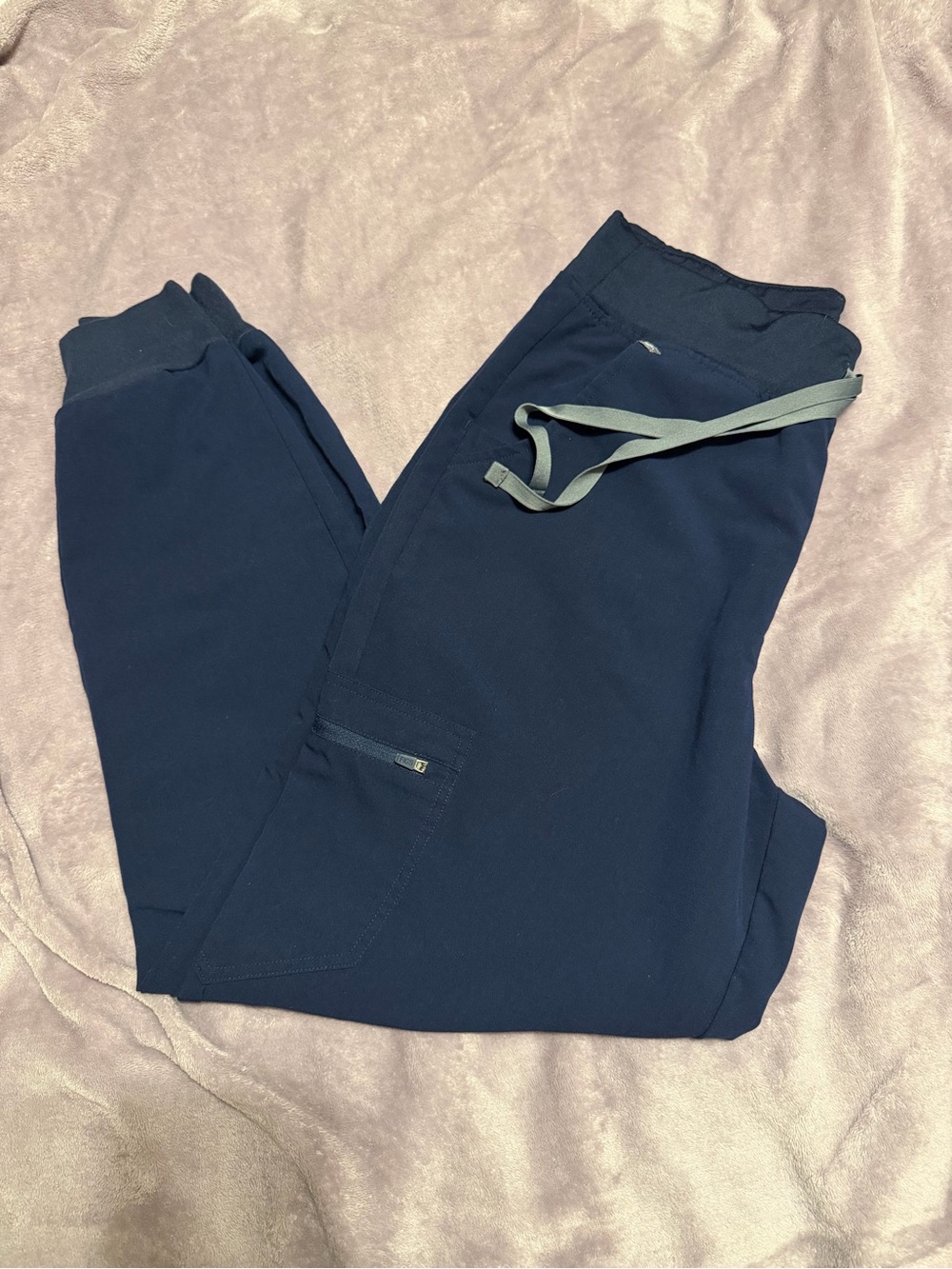 FIGS Navy Women's High Waisted Zamora Jogger Pants